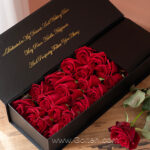 باکس گل رز 20 شاخه