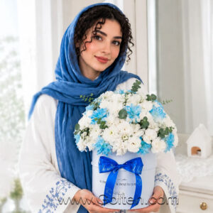 باکس گل آبی