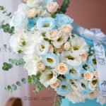 باکس گل آبی مردانه
