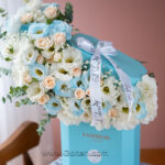 باکس گل آبی مردانه