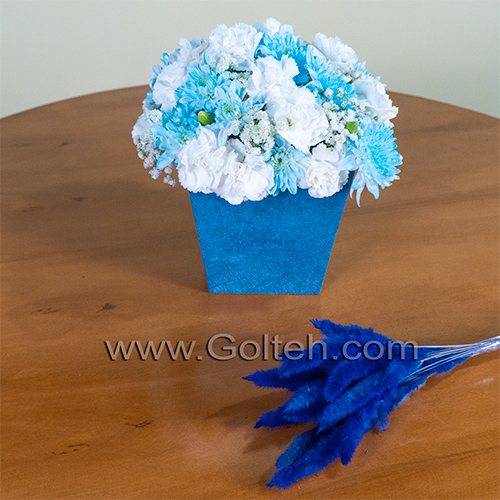 باکس گل آبی