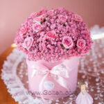 باکس گل ژیپسوفیلا و رز