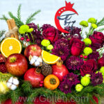 باکس گل و میوه یلدا