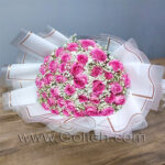 دسته گل رز 40 شاخه