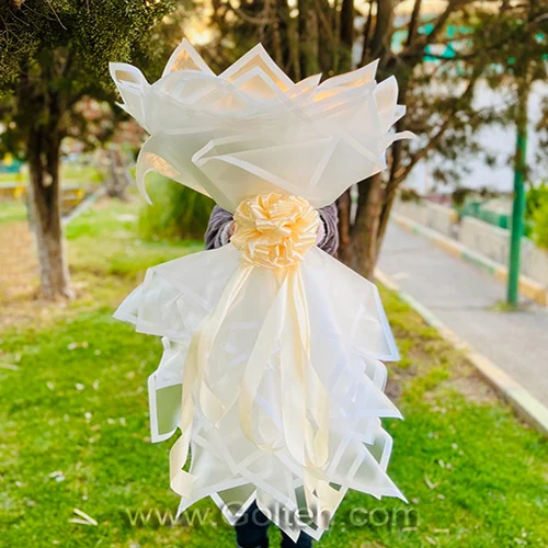 دسته گل نرگس و ژیپسوفیلا - تصویر 4