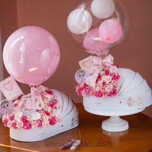 باکس گل نوزاد دخترونه