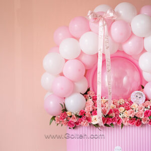 باکس گل صورتی