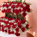 باکس گل رز و ژیپسوفیلا