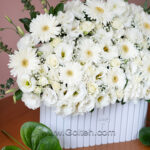 باکس گل سفید