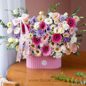 باکس گل صورتی