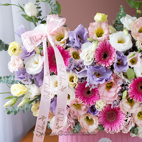 باکس گل صورتی