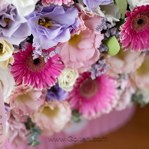 باکس گل صورتی