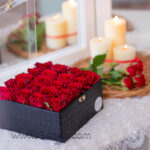 باکس گل رز 20 شاخه