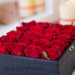 باکس گل رز 20 شاخه