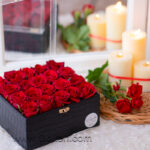 باکس گل رز 20 شاخه