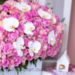 باکس گل رز هلندی صورتی