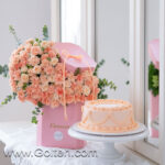 باکس گل کیک