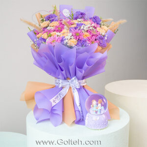 دسته گل یاسی