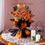 دسته گل نارنجی
