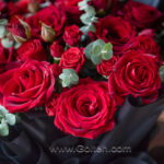 دسته گل رز