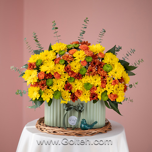 باکس گل پاییزی