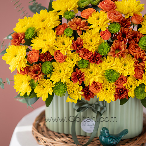 باکس گل پاییزی