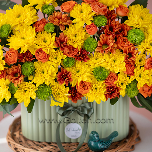 باکس گل پاییزی