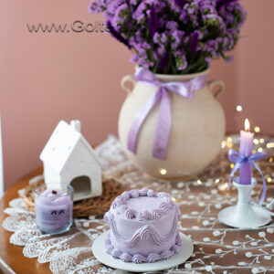 باکس گل و کیک یاسی