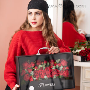 باکس گل رز مدل کیف