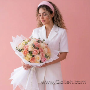 دسته گل گل رز هلندی
